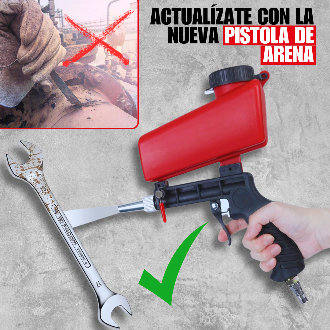 SANDBLASTER PRO: La Pistola de Arena Profesional
